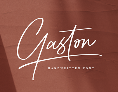Gaston | Handwritten Font