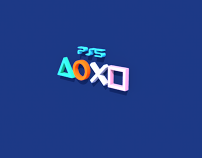 PS5 Logo 3D Motion