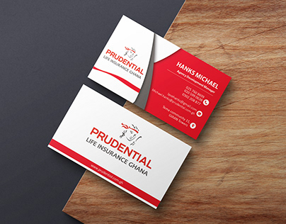 Prudential Life Insurance Complimentary card design