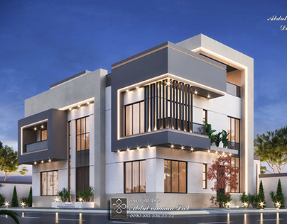 Super Elegant Simple modern villa in UAE