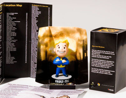 Fallout 3 Vault Boy Bobble Head Package Design