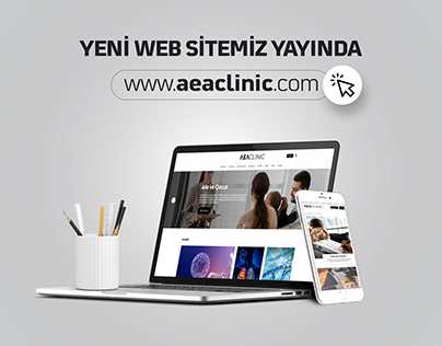 AEA Clinic Web Sitesi Tasarımı, Web Design