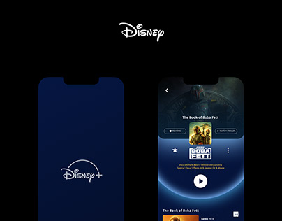 Disney Plus Mobile App UI Design (WIP)