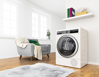 Bosch 3D visual - Clothes dryer for Allergy suffere