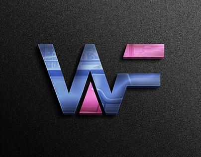WF Typography Logo Design 2024