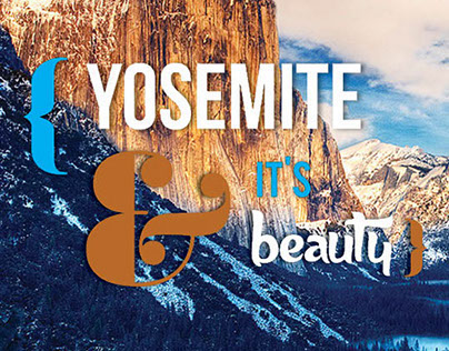 National Park Yosemite Magazine Spread