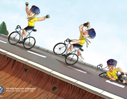 VW ad / Hill Hold Assist / Lance Armstrong