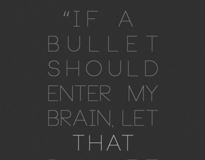 If A Bullet