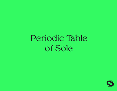 Periodic Table of The Sole