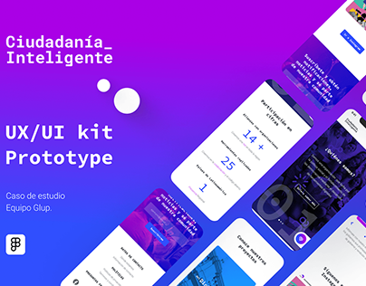 Project thumbnail - UX/UI Kit Prototype Ciudadanía Inteligente