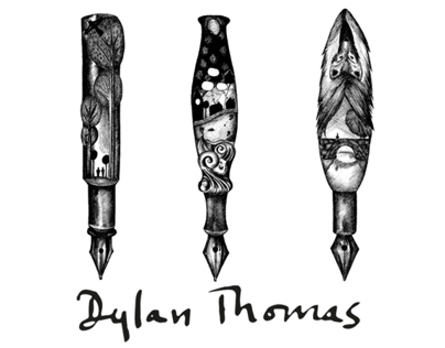 Dylan Thomas book cover designs 