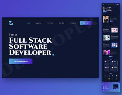 Full Stack Developer - Portfolio Website