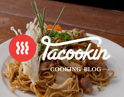 Branding / webdesign: Tacookin, cooking blog