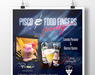 Cartel | Pisco & Food Fingers | Pisco Perú Profundo