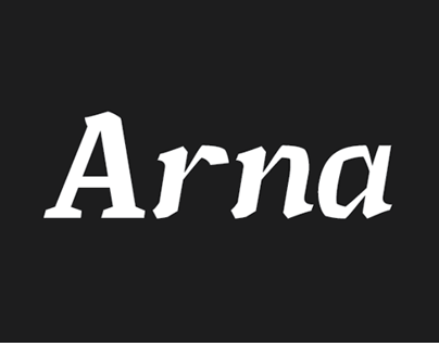 Arna Typeface