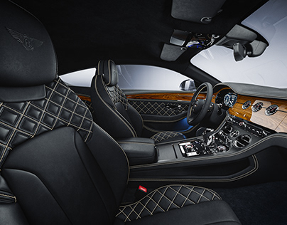 Bentley Continental GT 2019 Black Interior (CGI)