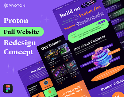 Proton Full Website Redesign Concept