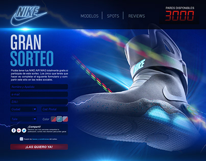 Landing Page - Nike