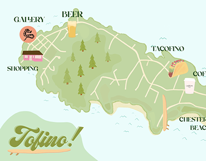 Greetings from Tofino | Postcard Design