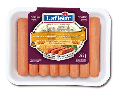 Lafleur Sausages label design