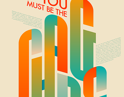 Typographic Poster | You Must Be The Change