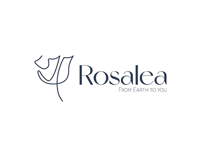 Rosalea - lineart logo design