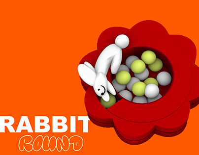 rabbit round candy