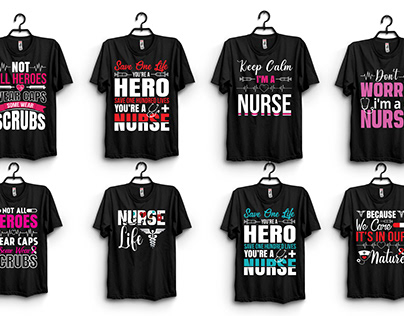 Best Nurse T-shirt Design Collection and Bundle.