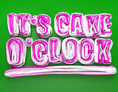 It's Cake O'Clock