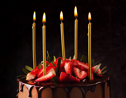 Birthday Cake food photography