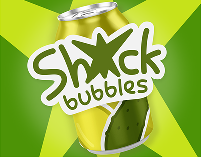 Shock Bubbles — Logo and package design