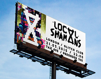 "LOCAL SHAMANS " Visual identity project.