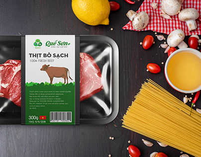 Que Son's Meat Products Packaging