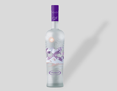 Vodka Label Design with Free Mockup