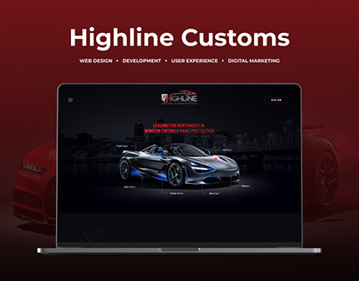 Highline Custom | Web App design | User experience
