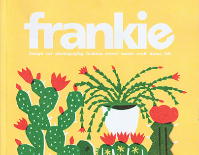 Frankie Magazine cover art