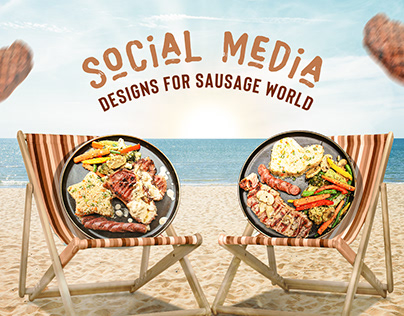 Social Media Designs - Sausage World
