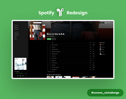 Spotify Redesign Challenge