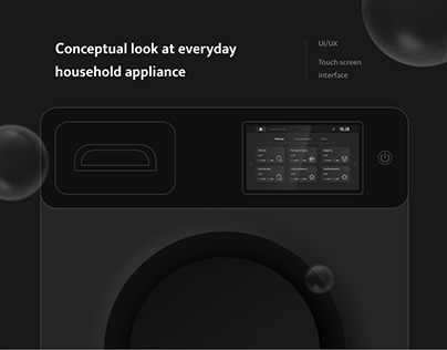 Touch screen interface / Washing machine