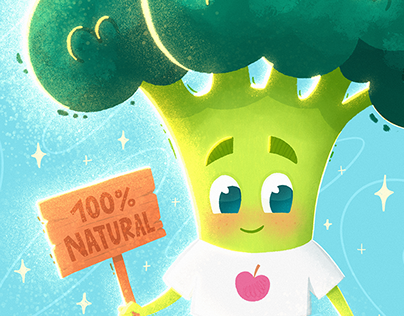 Kyle - Brand Character Design for a health food store