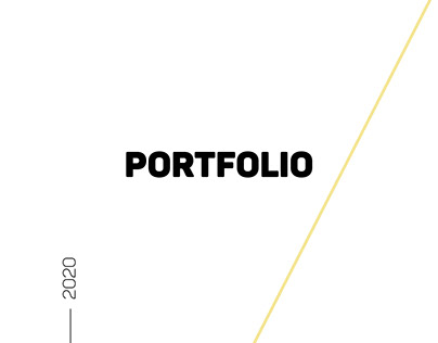 PORTFOLIO (PRODUCT DESIGN) 2020