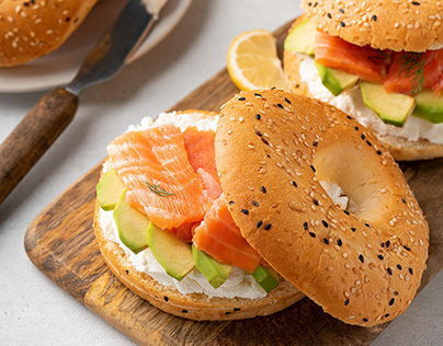 Bagels - food photography