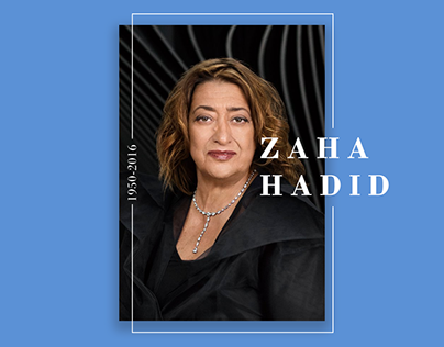 Zaha Hadid | Tipografia