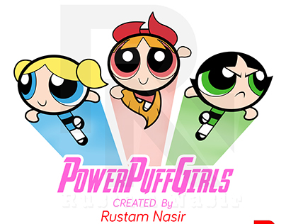 PowerPuff Girl Design By Rustam Nasir