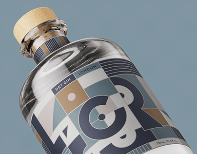 Concept Packaging - DRY GIN - Léger