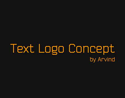 Text Logo Concept