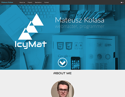 IcyMat - personal website project