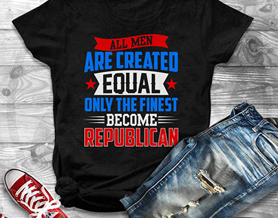 All men are created equal t shirt design