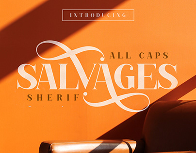 SALVAGES BOLD | SHERIF FONT