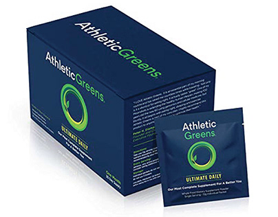 Athletic Greens packaging